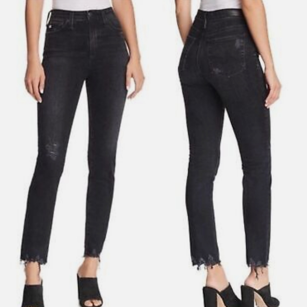 AG Adriano Goldschimed The Sophia Ankle High Rise Skinny Jeans